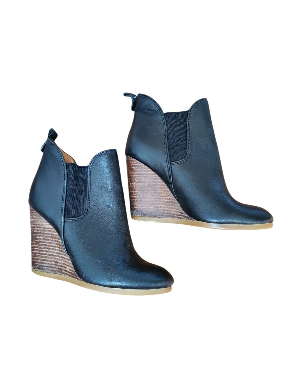 Coach Farrah Wedge Bootie Black Size 6B Fall Feminine